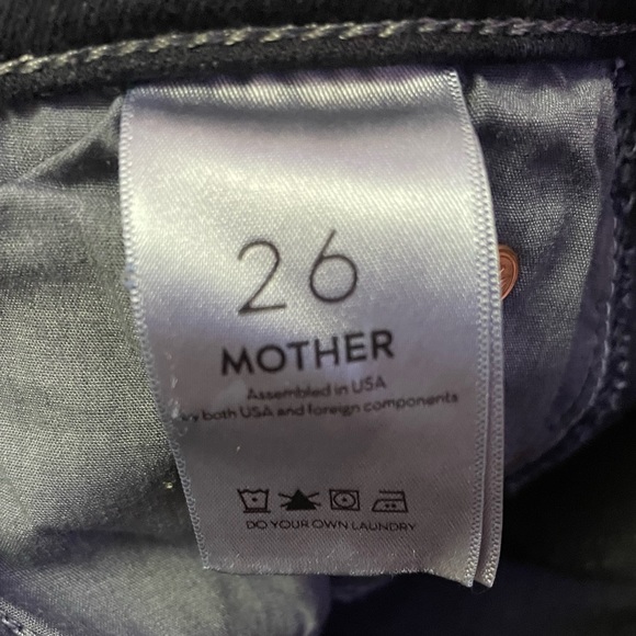 Mother “The Rascal” Mid Rise Straight Leg Jean in “Coffee, Tea or Me? Wash” - Picture 6 of 7